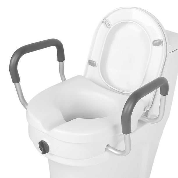 Elevated Raised Toilet Seat Elevated Raised Toilet Seat Portable Raised Toilet Seat Rise Height Seats Achieve More Walmart