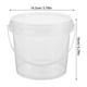 thumbnail image 4 of contenedores transparentes para alimentos con tapa, ideales para juguetes y comida. Cubo redondo portátil con asa para uso doméstico y exterior., 4 of 8
