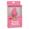 thumbnail image 1 of CalExotics Naughty Bits Yum Bum Ice Cream Cone Silicone Anal Plug, Pink, 1 of 7