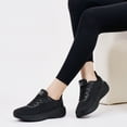 thumbnail image 2 of Ecetana Women's Platform Walking Shoes Lightweight Breathable Mesh Sneakers for Casual Work, 2 of 6