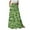 Green, variant on YDFCWXW Long Skirts for Women Trendy Elastic Waist Flowy Summer Ankle Length Boho Flared A Line Maxi Skirt Green, S