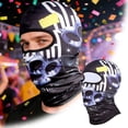 thumbnail image 2 of 3D Printed Breathable Full Face Mask, Windproof Sunscreen Hood for Motorcycle Cycling and Carnival, Multicolor, One Size, 2 of 5