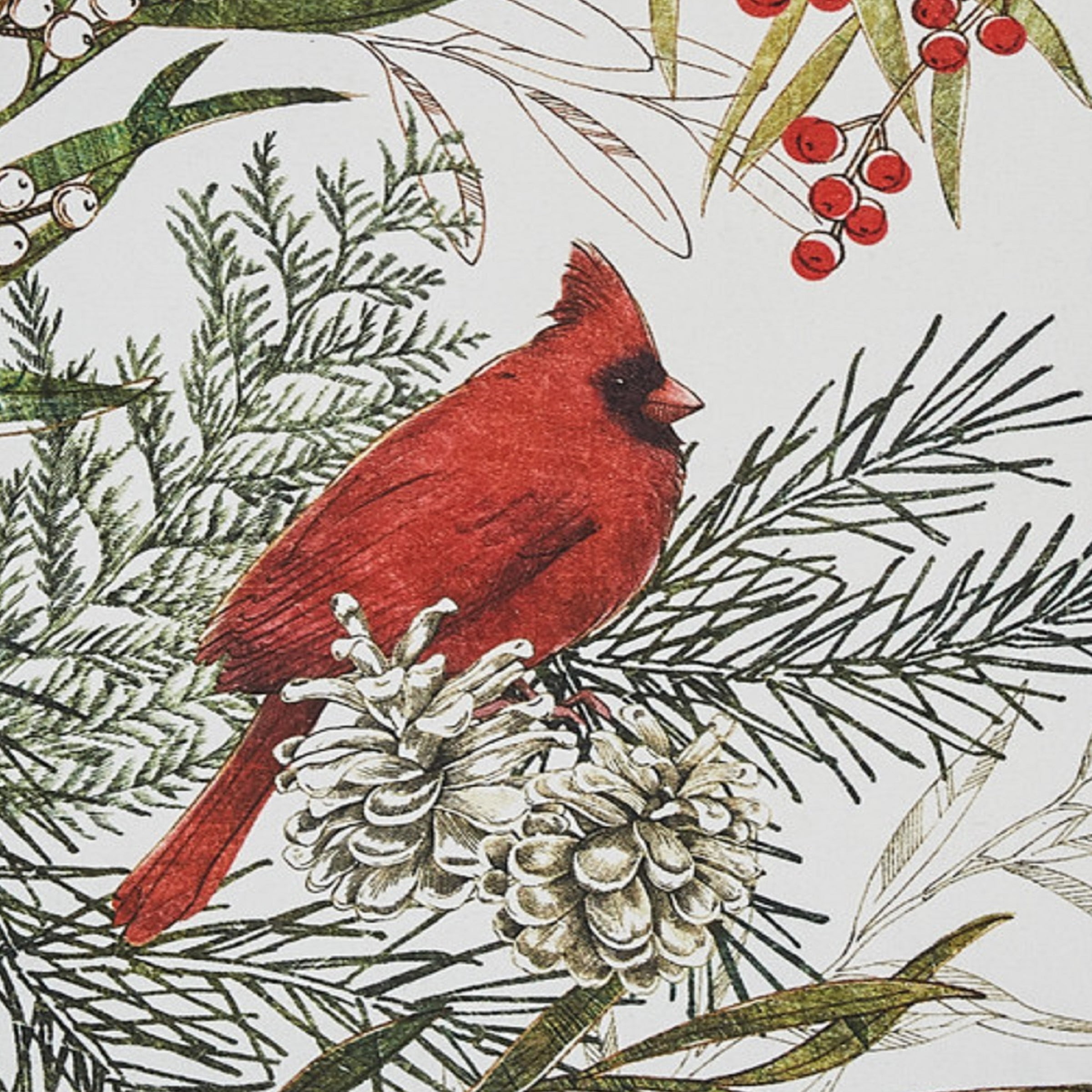 Park Designs White Cardinal Placemat Set of 4
