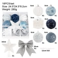 thumbnail image 5 of 18 Pcs Christmas Ball Ornaments,Christmas Tree Decorations Shatterproof Christmas Hanging Balls Set for Xmas Tree DIY Craft Gifts for Tree Decorations, 5 of 6