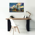 thumbnail image 5 of Epic Graffiti 'London England Big Ben and Parliament' by Pedro Gavidia, Canvas Wall Art, 40"x26", 5 of 8