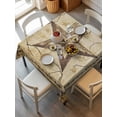 thumbnail image 6 of Brown Texas Star Country Table Cloth, Western Stars Retro Waterproof Tablecloth for Square Tables, Reusable Washable Fabric Table Cover for Restaurant Kitchen Dining Tables 54"x54", 6 of 6
