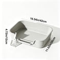 thumbnail image 3 of Semi Enclosed Cat Litter Box with High Sides, Low Entry Large Capacity Ventilate Odor Box for Indoor Cats, Senior Cats & Kittens, Easy Clean & Anti-Splashing Pet Potty 16.54''LX11.02''WX4.72''H, 3 of 7