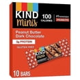 thumbnail image 4 of Kind Minis, Peanut Butter Dark Chocolate, 0.7 Oz (Pack Of 10), 4 of 7