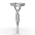 thumbnail image 2 of Kiva Jewel Criss Cross Engagement Ring - Marquise Cut 1.88 Ct Lab Created Diamond Ring for Women - 14K White Gold Plated Anniversary Jewelry - Elegant Proposal Ring - Perfect Wedding Gift for Her, 2 of 5