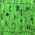 thumbnail image 1 of Ahgly Company Indoor Square Abstract Green Modern Area Rugs, 5' Square, 1 of 4