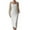 White, variant on CBGELRT Tulle Floral Embroidered Long Sleeve Evening Dresses for Women Elegant Formal Occasion Dresses Square Neck Maxi Prom Dress White Xl
