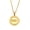Gold Aquarius, variant on Women's Men's Stainless Steel Zodiac Sign Coin Pendant Necklace Dainty Gold Plated Zircon 12 Constellation Jewelry Gold Sagittarius
