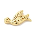 thumbnail image 2 of 30pcs Brass Pendants Cadmium Free & Nickel Free & Lead Free Bird Charms Real 18K golden Plated 18x11.5x25mm Hole: 1.4mm DIY, 2 of 3