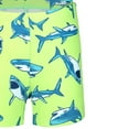 thumbnail image 6 of MEZZALL Kids Boys Long Sleeve Two Piece Swimsuit Sets Cartoon Ocean Shark Print Swim Shirt Quick Dry Shorts Summer Resort Sun Protection Boho Beach Swimwear, 6 of 9