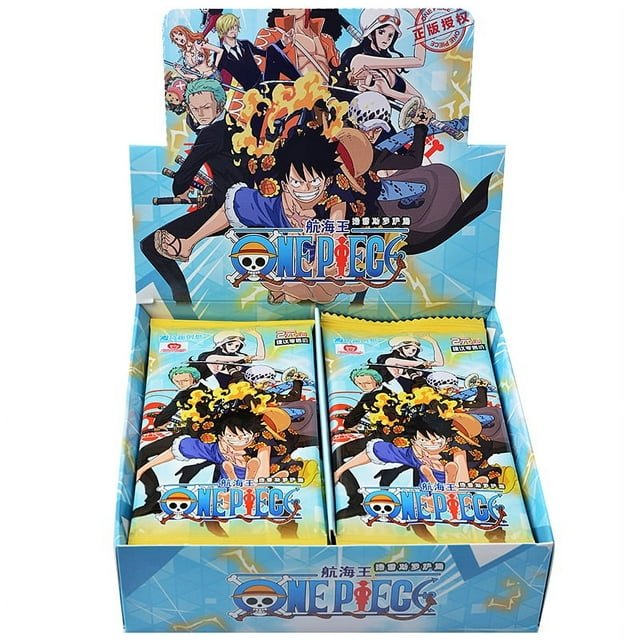 Genuine Anime One Piece Collection Cards Trading Game Luffy Sanji Nami TCG Booster Box Game Cards