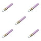 thumbnail image 2 of Vogacara Champú de pestañas para extensiones de pestañas, limpieza profunda, cepillos para la nariz, mango acrílico, maquillaje, cabeza de flor plana, cabeza plana morada 5piezas Vogacara CBP231242, 2 of 6