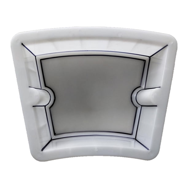 Moldes de hormigón para bordes de carreteras, moldes de bloques de pared de bricolaje, plástico ABS liso para patio trasero. Diámetro interior 70 cm
