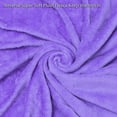 thumbnail image 7 of Catalonia Wearable Blanket with Sleeves and Pocket, Cozy Soft Fleece Micro Plush Wrap Adult Blanket Robe for Women Men, Makes a Great Gift for Holidays, Purple, 73" x 51”, 7 of 7