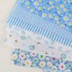 thumbnail image 2 of Tela de algodón de la serie azul flor patrón floral material textil de costura para ropa de cama de retazos de bricolaje 7 piezas sidaley JJ6697-01, 2 of 6