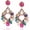 Gold-03, variant on Fashion Rhinestone Statement Drop Dangle Earrings Large Colorful Crystal Chandelier Earrings for Women Bridal Wedding Party Prom