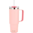 thumbnail image 4 of Drinco 40oz 30oz Tumbler with Handle Vacuum Insulated Stainless Steel-30oz Peach, 4 of 5