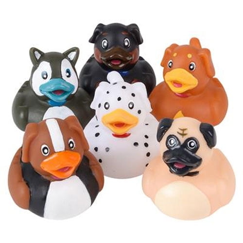 Rhode Island Novelty Rubber Ducks DOGS (Set of 6 Styles)