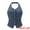 Gray Blue, variant on DARING DIVA Women's Halter Neck Button Down Backless Jean Waistcoat XS Dark Blue