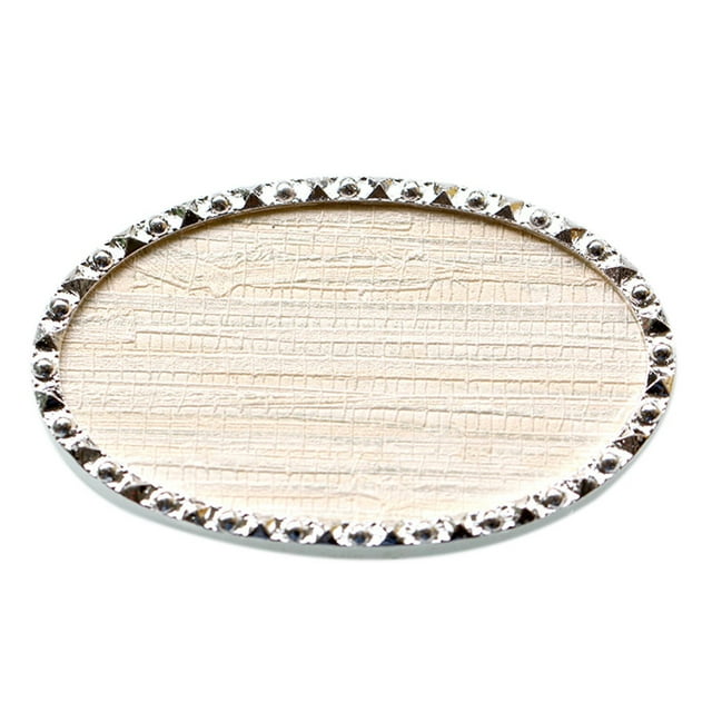 ziyahi Round Oval Rhinestones Pearl False Nail Art Plate Tips Practice Display Showing Stand Board Palette Manicure Tools