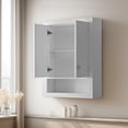 thumbnail image 3 of Vanity Art 24" Wall Mounted Bathroom Storage Cabinet with Soft Close Doors, 3 of 6