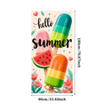 thumbnail image 3 of Colorful Design Summer Banner Ice Cream Pattern Popsicle Decor Seasonal Decoration for Summer Festival Outdoor Party Beach Gathering, 3 of 7