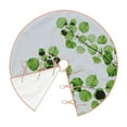 thumbnail image 3 of Bingfone Christmas Tree Skirt Mat Christmas Decoration Interior 48"-Watercolor Green Leaves, 3 of 8