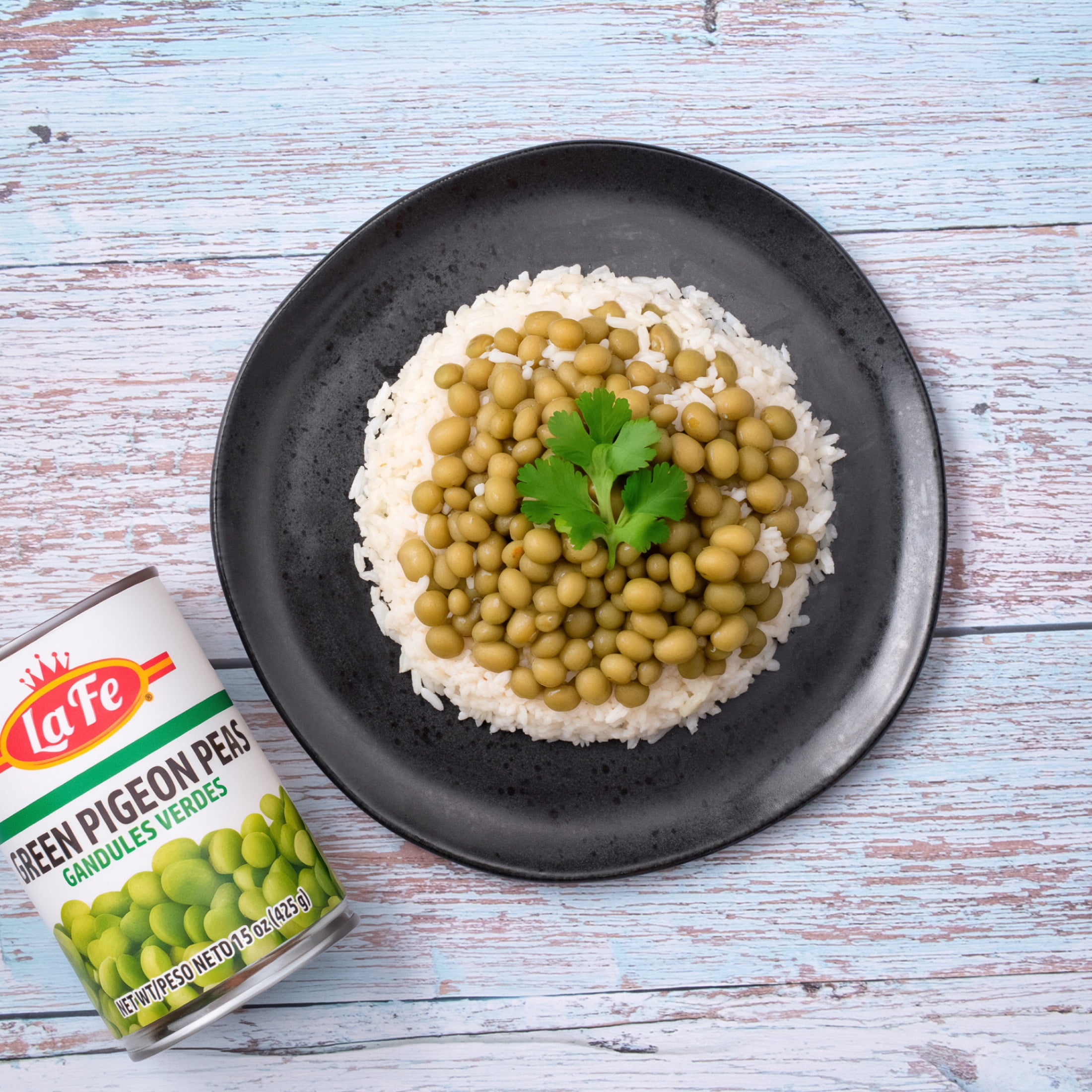 La Fe Green Pigeon Peas, 15 oz Can