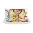 thumbnail image 4 of Fancy Nancy Duvet Cover 3 Pcs Set Cute Kids Comforter Cover with 2 Pillowcases Luxury Soft Bedding Bedroom Decor for Teens Boys Girls, 86"x70", 4 of 8