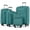 Blue Green, variant on Euroco 4 Piece Softside Luggage Set, Expandable Suitcase Set with TSA Lock and Spinner Wheels, Lightweight Durable Suitcase for Men Women Travel(18"/22"/26"/30") ,Light Green