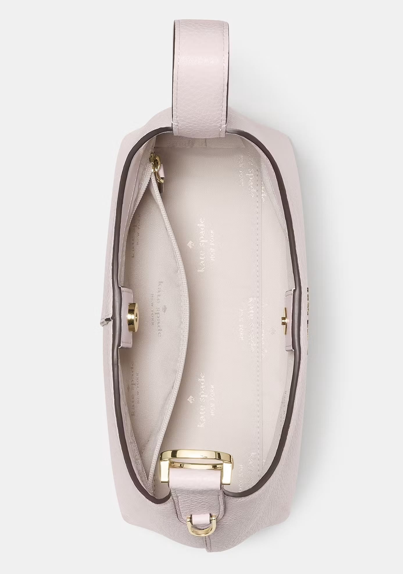 Kate Spade Women's 454 Mini Crossbody Bag in Pebbled Leather Shimmer Pink