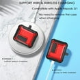 thumbnail image 7 of OTOPO for Airpods 2nd 1st Generation Case Men Lock with Cleaner Kit, Rugged AirPod 2/1 Gen Protective Hard Cover Shockproof Skin Boys Women with Keychain for Apple iPods 2nd/1st Cases, Black & Red, 7 of 7