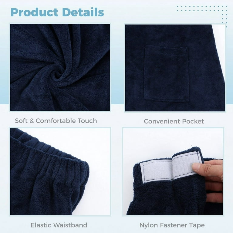 Men's Sauna Kilt with Pocket, Men's Sauna Towel with Practical Pocket,  Wearable Bath Towel for Men, Adjustable Sauna Towel, Shower Towel with  Elastic