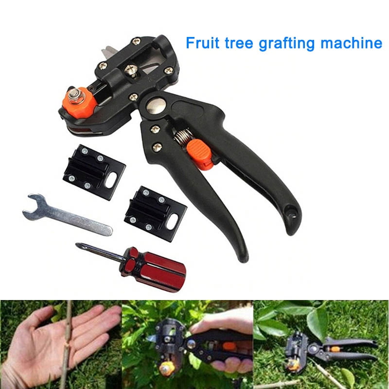 Garden Farming Pruning Shears Scissor Vaccination Fruit Kit Tree Grafting Tools 