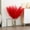 Red, variant on Yurqghjb Pink Faux Pampas Grass and Artificial Flower Stems, 10 Pcs 21.65 Inch Fluffy Boho Gothic Decor for Vase, Wedding, Valentine's Day Gifts