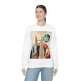 thumbnail image 6 of New York Nightlife Urban Wanderlust Unisex Heavy Blend Crewneck Sweatshirt, 6 of 9