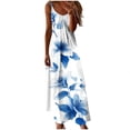 thumbnail image 3 of TaTaai Womens Fashion Printed Round Neck Spaghetti Strap Maxi Dress Elegant Casual Soft Breathable Fabric Daily Dating Holiday Party Outfits Gift, 3 of 5