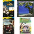 thumbnail image 1 of Children's Fun & Educational 4 Pack Paperback Book Bundle (Ages 6-12): Language, Literacy & Vocabulary - Reading Expeditions U.S. History and Life: Go West! Rise and Shine, SANDY SHORES Dominie Habita, 1 of 5