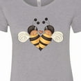 thumbnail image 4 of Inktastic Valentine's Day Bumble Bees Women's T-Shirt, 4 of 5