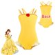 thumbnail image 5 of Disney bañador con tirantes para bebé, ropa de playa para vacaciones, Cosplay, Encanto, Isabela, Mirabel, sirena, Ariel, 5 of 5