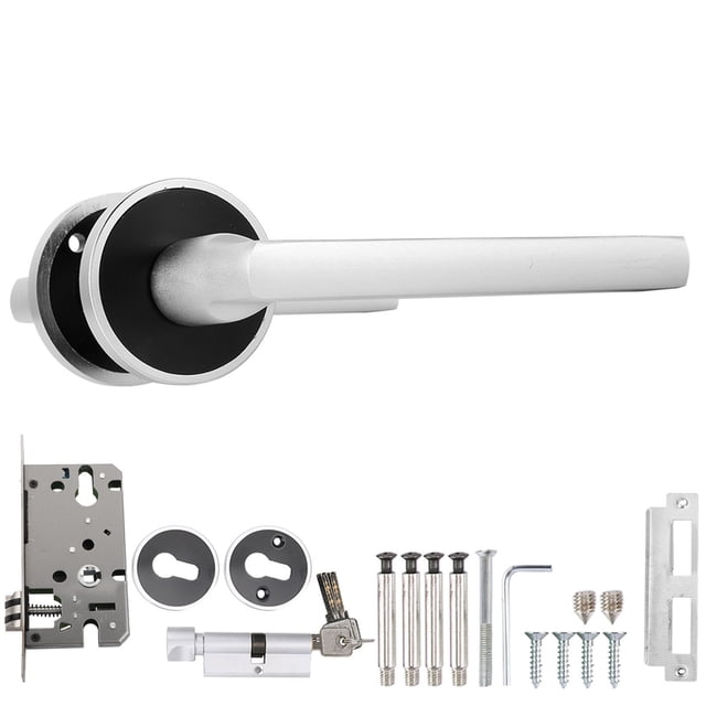 Cerradura de puerta Jadeshay Cerradura de manija de puerta Estilo europeo Color anodizado