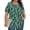 (Fashion 21)Multicolor, variant on Womens Plus Size Tops Tunic Short Sleeve Crew Neck Shirts Floral Print Blouses Loose Summer Tops