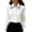 White, variant on Button Down Shirts for Women Contrast Collar Long Sleeve Casual Office Work Blouse,Sizes S-2XL