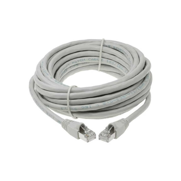 SF Cable Cat6A Shielded (STP) Ethernet Cable, 25 feet - Gray