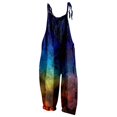 thumbnail image 1 of TrendOFT Casual Jumpsuits For Women Summer Comfortable Hip Hop Jogger Spring Folar Hi Waist Straight Leg Pants Plus Size Womens Overalls Rompers Dark Blue XXL, 1 of 4