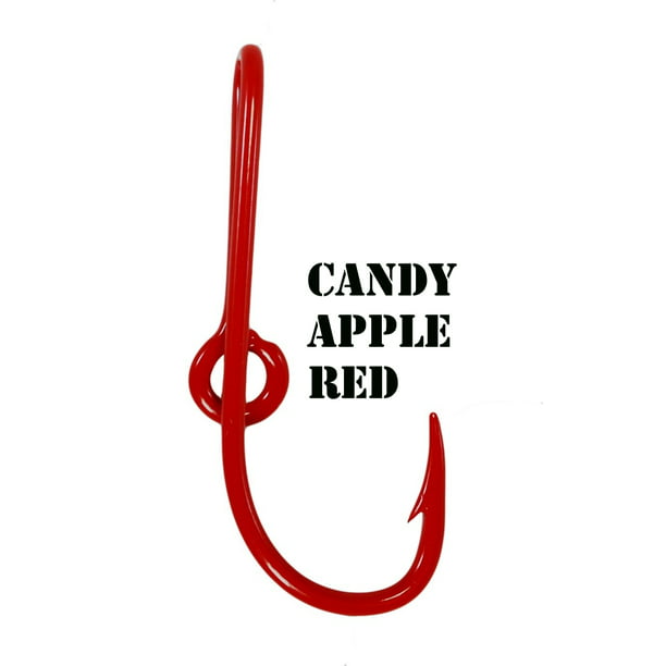 Eagle Claw Hat Hook Candy Apple Red Fish hook for Hat Pin
